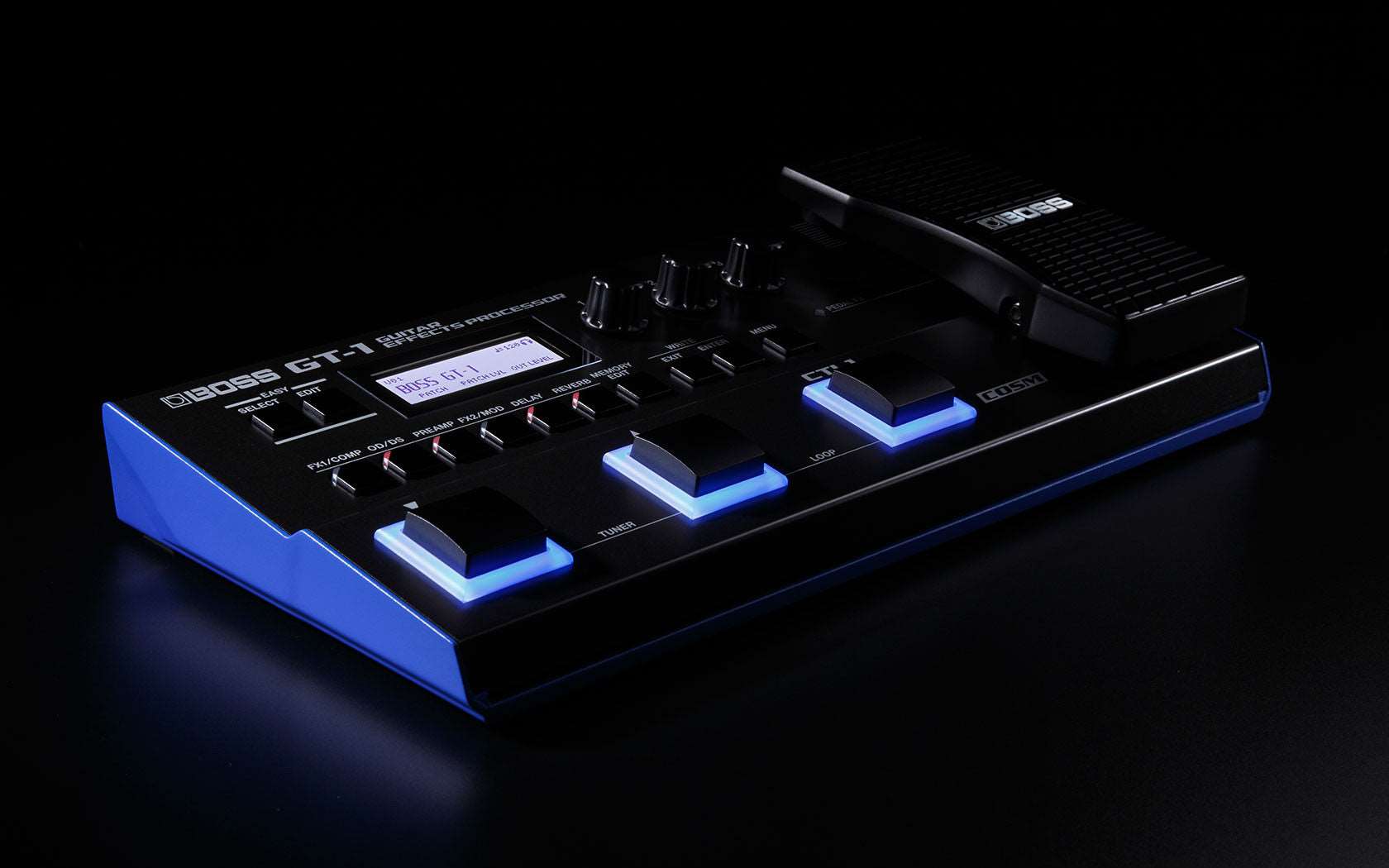 BOSS GT-1 GUITAR EFFECTS PROCESSOR (GT1) WITH FREE ADAPTOR | BOSS , Zoso Music