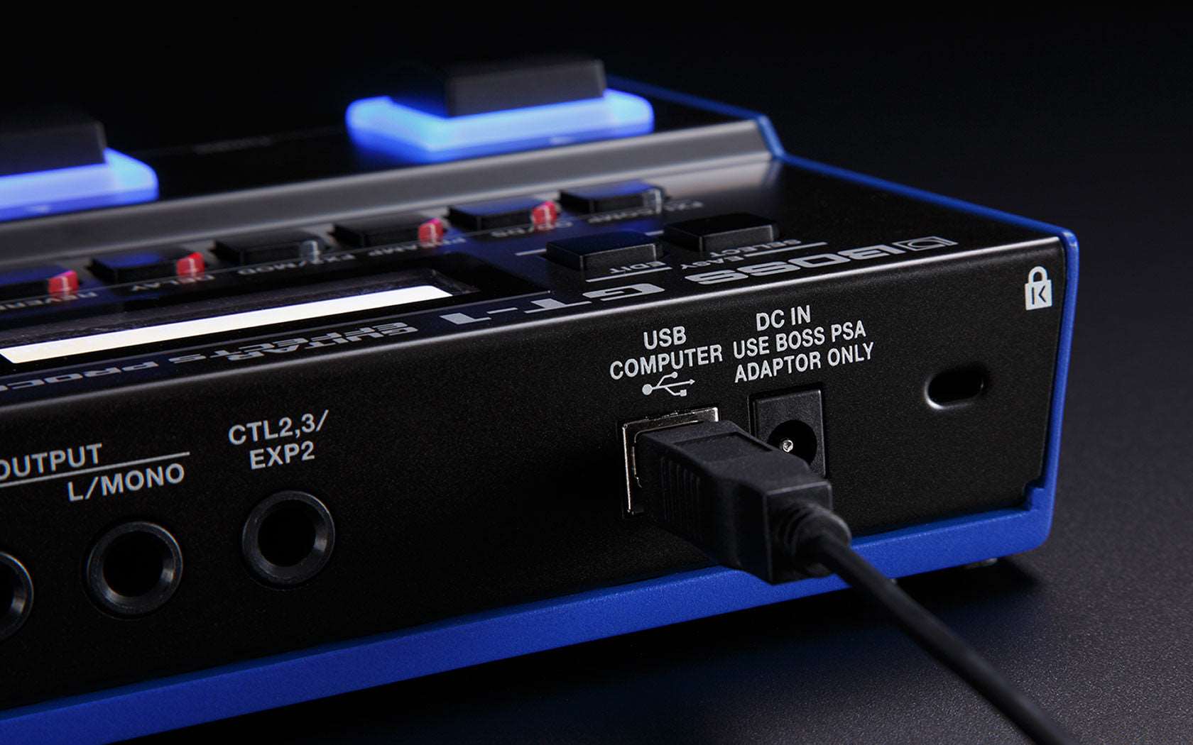 BOSS GT-1 GUITAR EFFECTS PROCESSOR (GT1) WITH FREE ADAPTOR | BOSS , Zoso Music