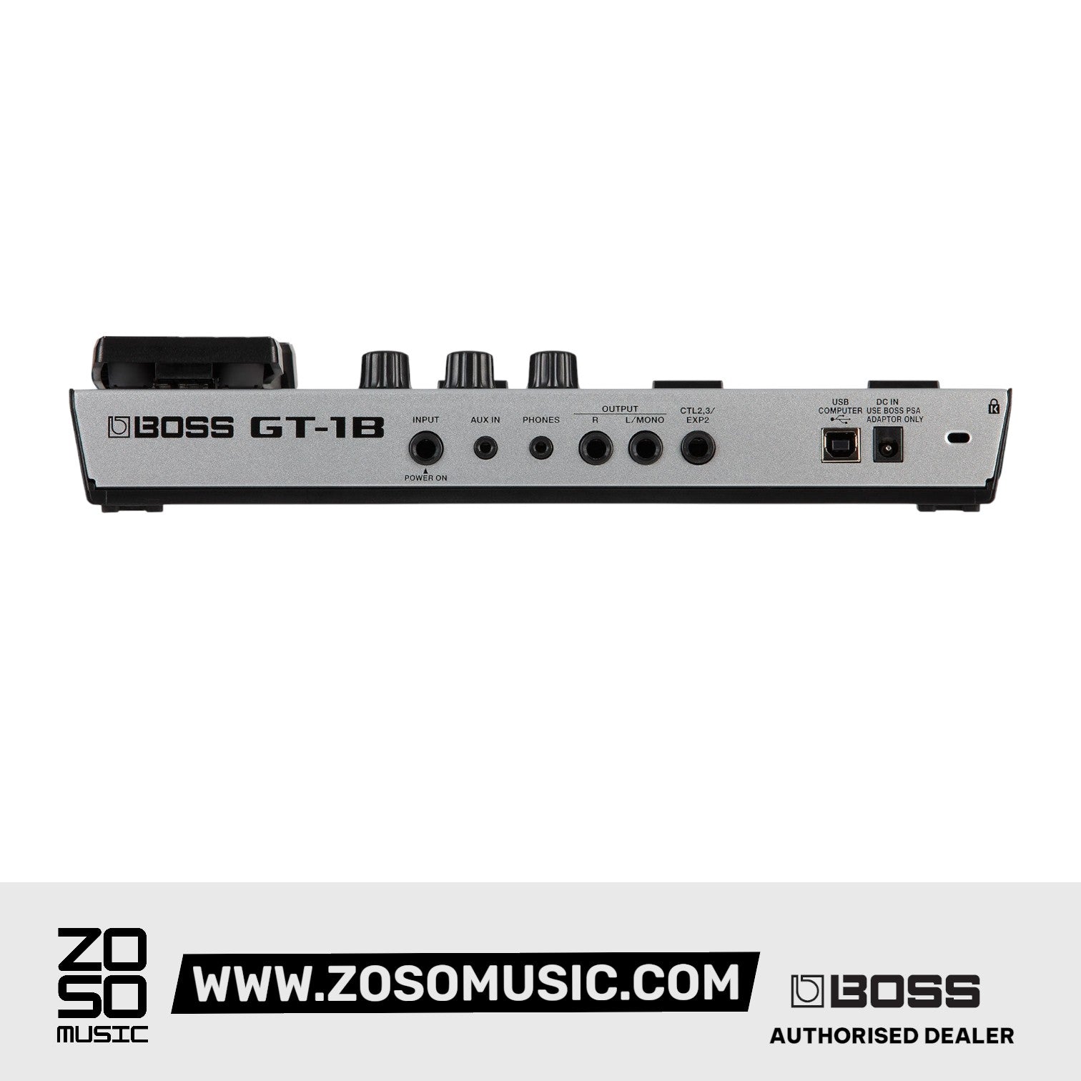 BOSS GT-1B BASS MULTI-EFFECTS PROCESSOR WITH BOSS ADAPTOR (GT1B / GT 1B/ MULTI EFFECTS) | BOSS , Zoso Music
