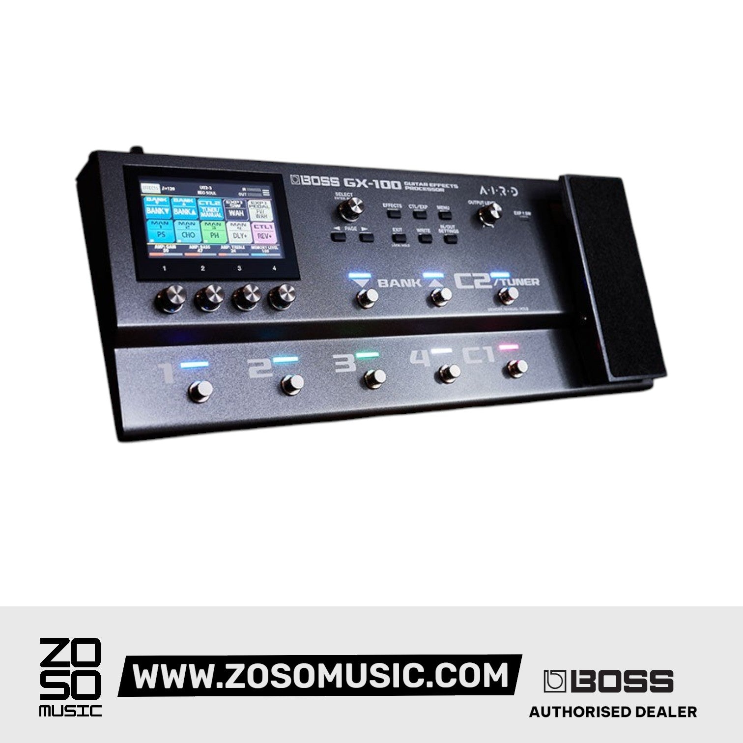 BOSS GX-100 GUITAR / BASS MULTI EFFECTS PEDAL with FREE BAG | BOSS , Zoso Music