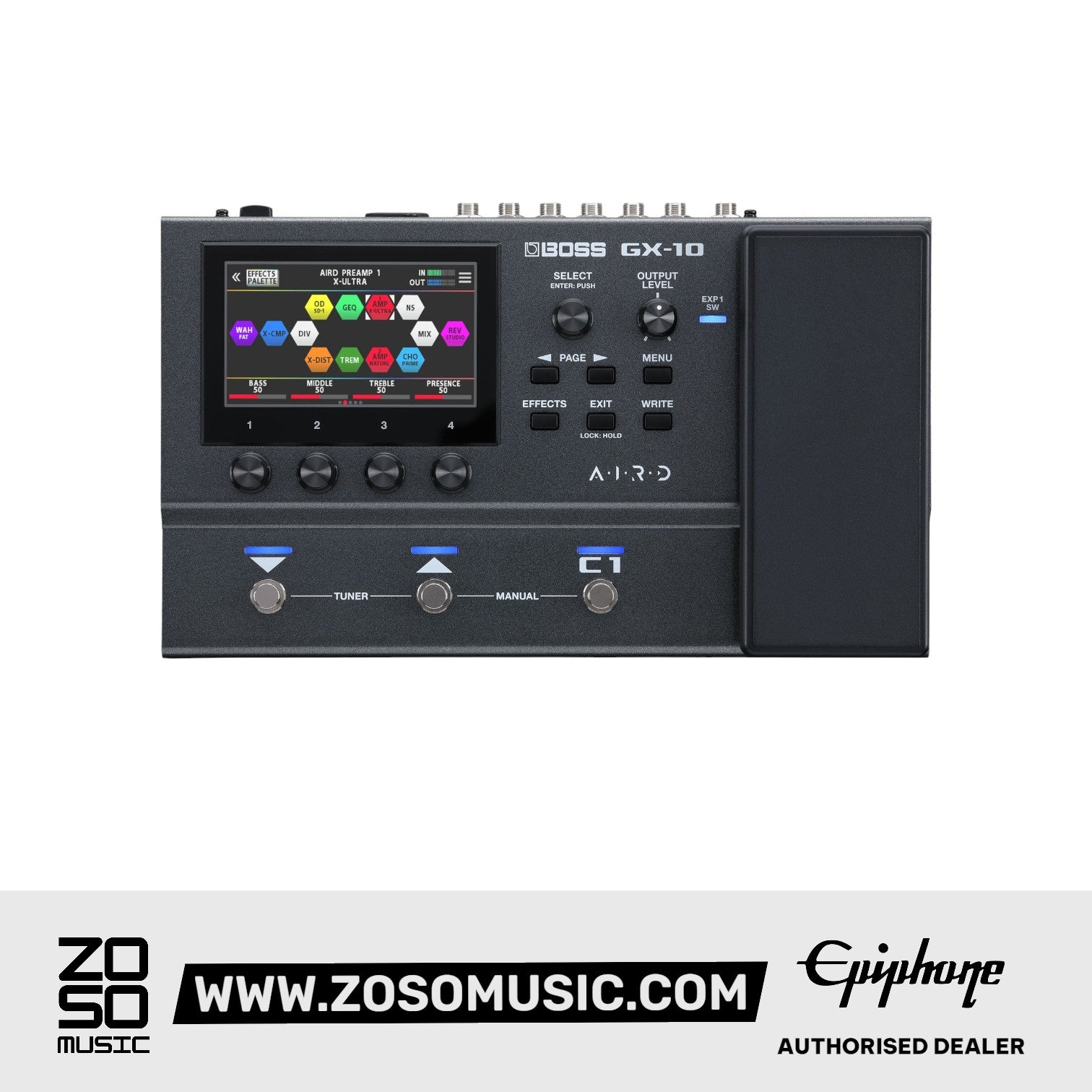Boss GX-10 Guitar Effects Processor | Zoso Music Sdn Bhd