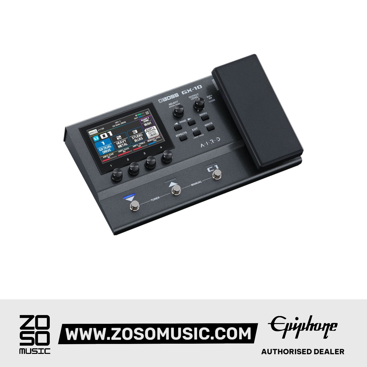 Boss GX-10 Guitar Effects Processor |  BOSS |  EFFECTS |  Zoso Music