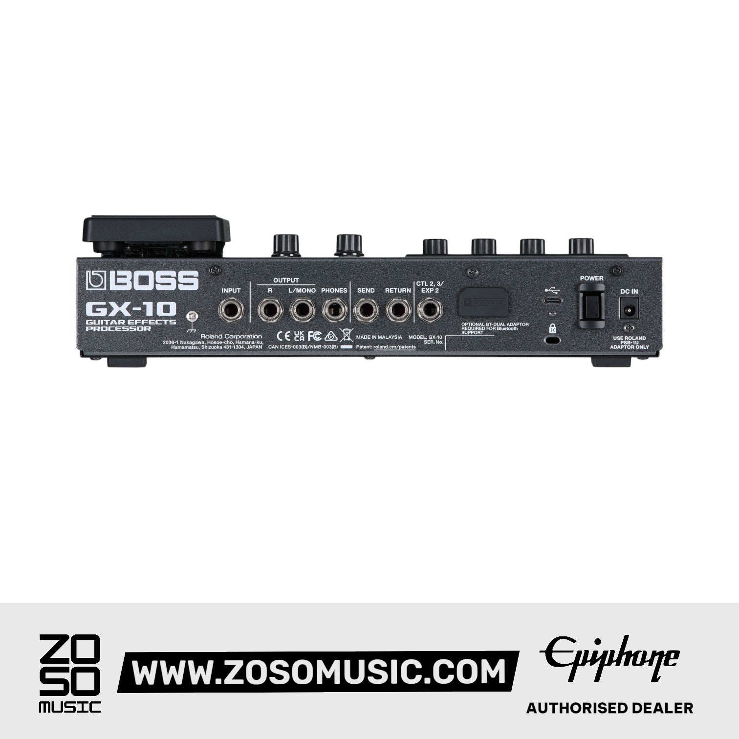 Boss GX-10 Guitar Effects Processor |  BOSS |  EFFECTS |  Zoso Music