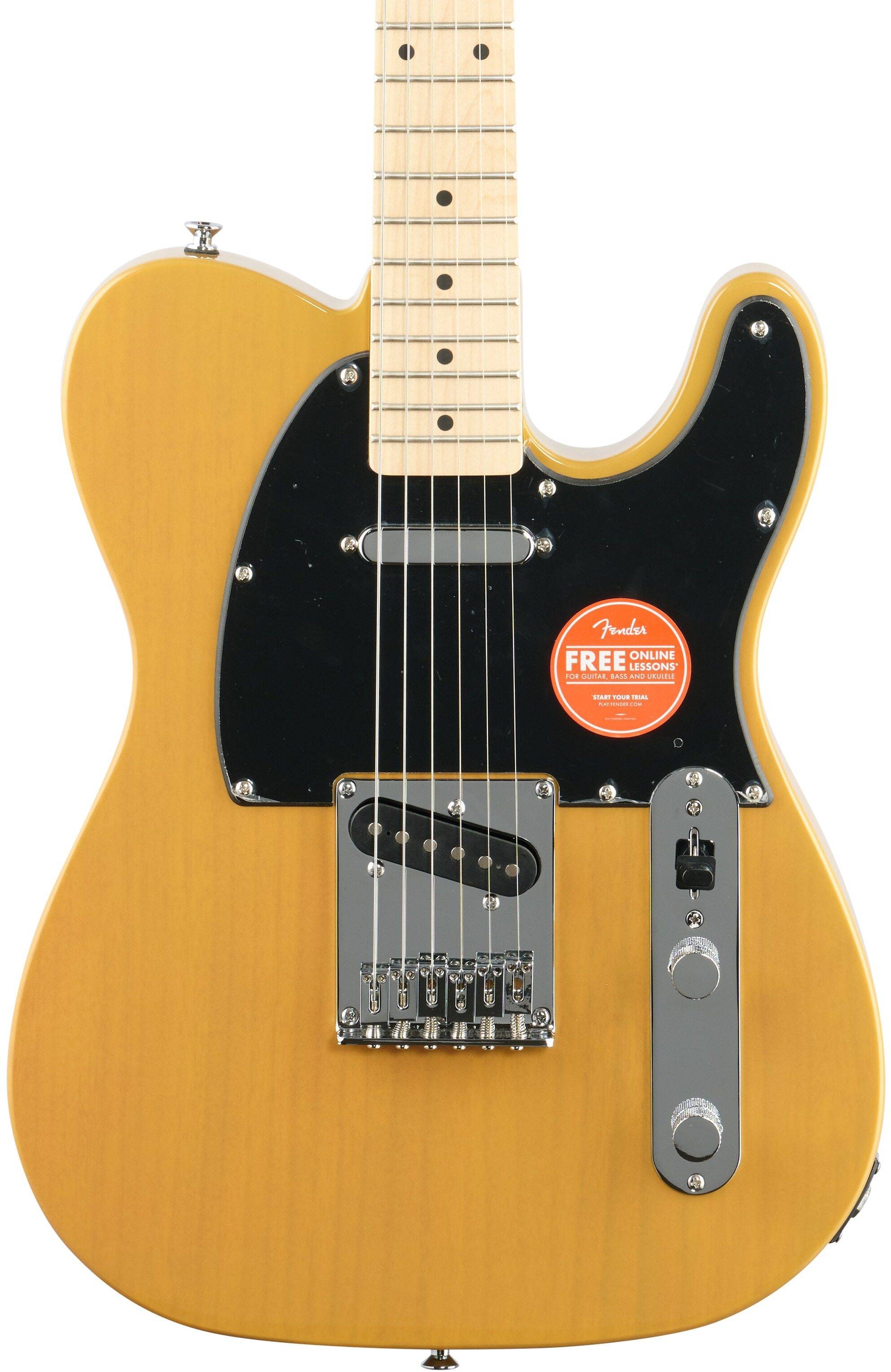 Fender Player Telecaster Electric Guitar, Maple FB, Butterscotch Blonde