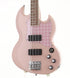 ESP Original VIPER BASS Rimi II - Rimi Pink/ FF Blue [MIJ - Made in Japan] | Zoso Music Sdn Bhd