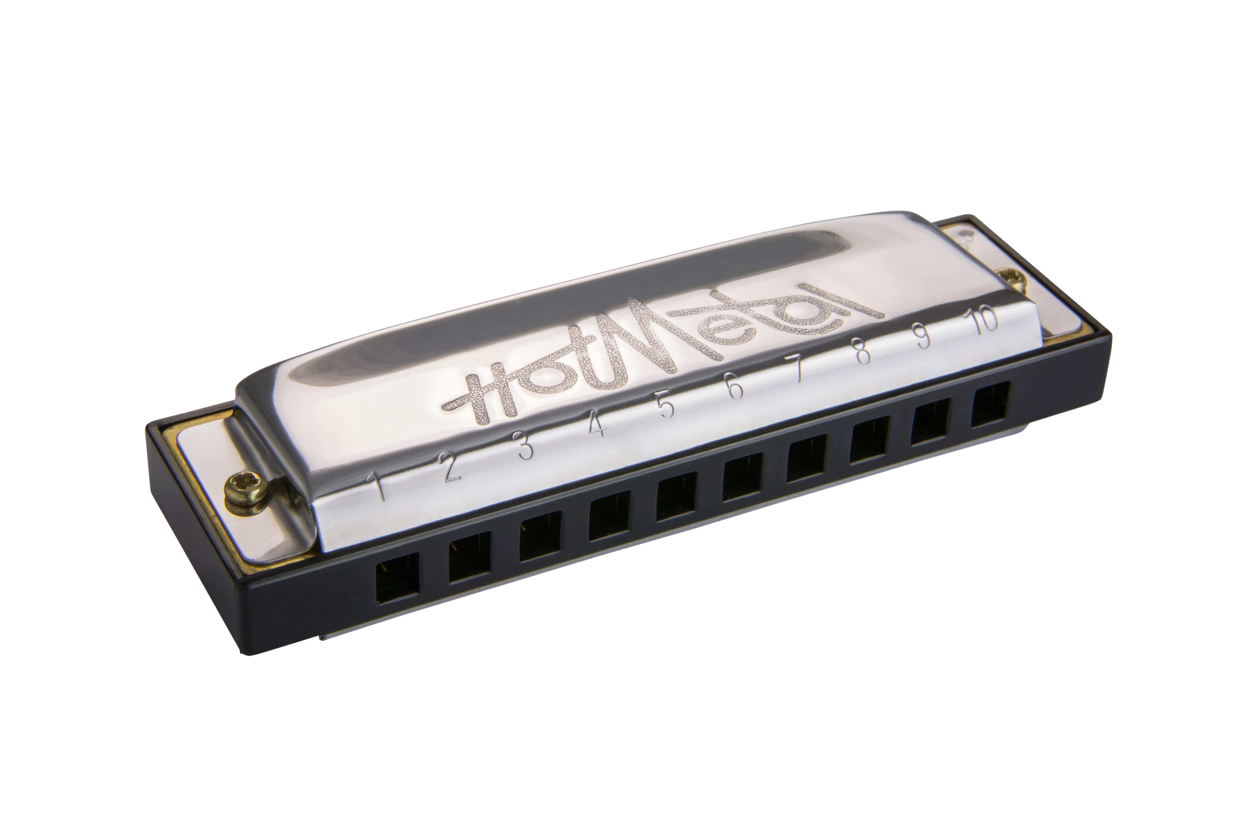 Hohner Enthusiast Series Hot Metal 10-Hole Diatonic Harmonica | Zoso Music Sdn Bhd
