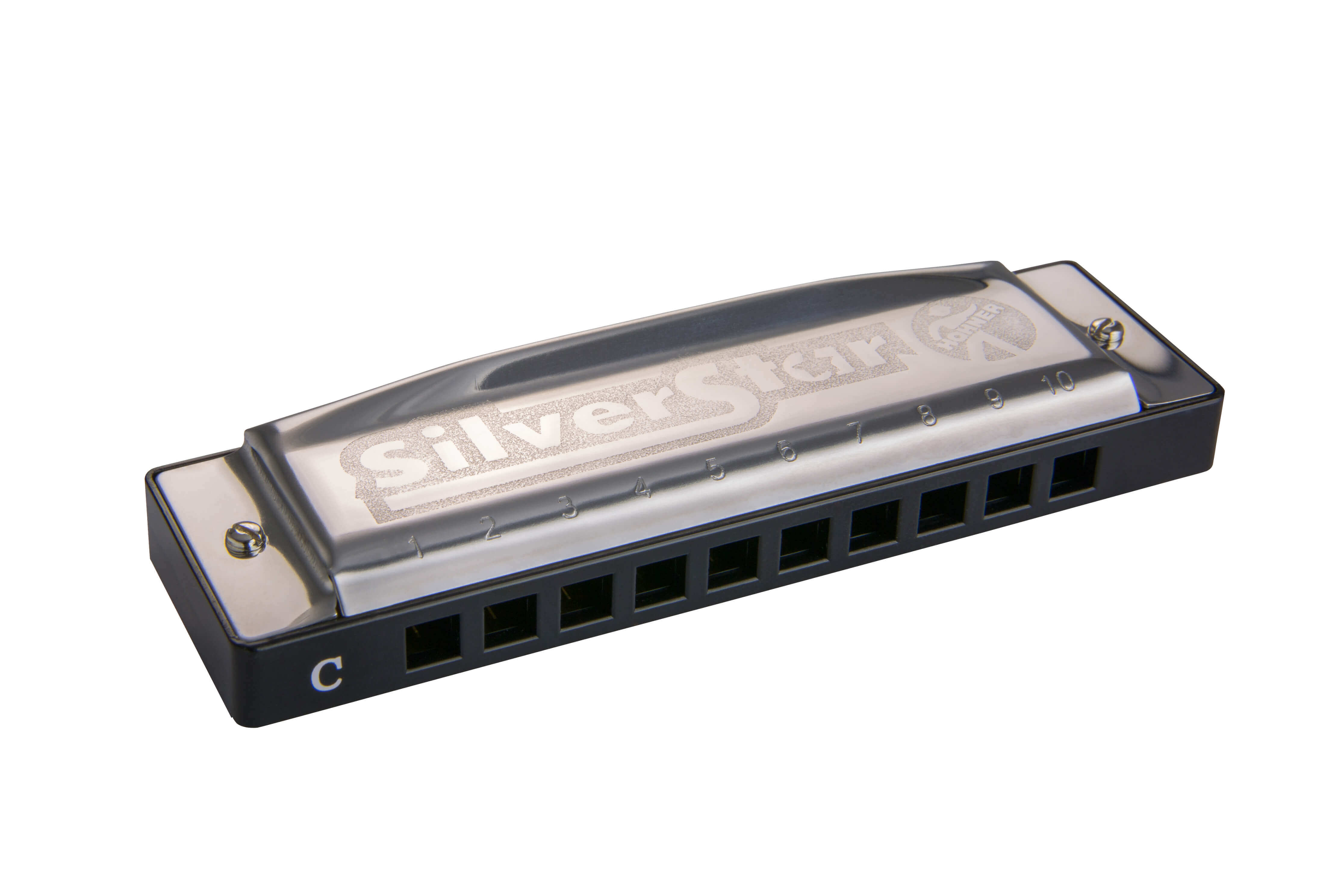Hohner Enthusiast Series Silver Star 10-Hole Diatonic Harmonica | Zoso Music Sdn Bhd