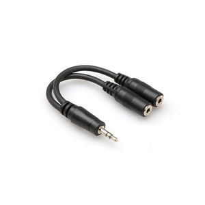 Hosa YMM-232 Y Cable, 3.5mm TRS to 3.5mm TRSF |  HOSA |  CABLES |  Zoso Music