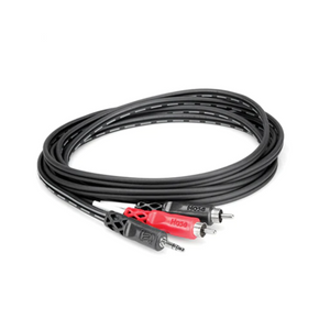 Hosa CMR-210 3.5mm TRS to Dual RCA Stereo Breakout, 10ft |  HOSA |  CABLES |  Zoso Music
