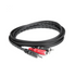 Hosa CMR-210 3.5mm TRS to Dual RCA Stereo Breakout, 10ft |  HOSA |  CABLES |  Zoso Music