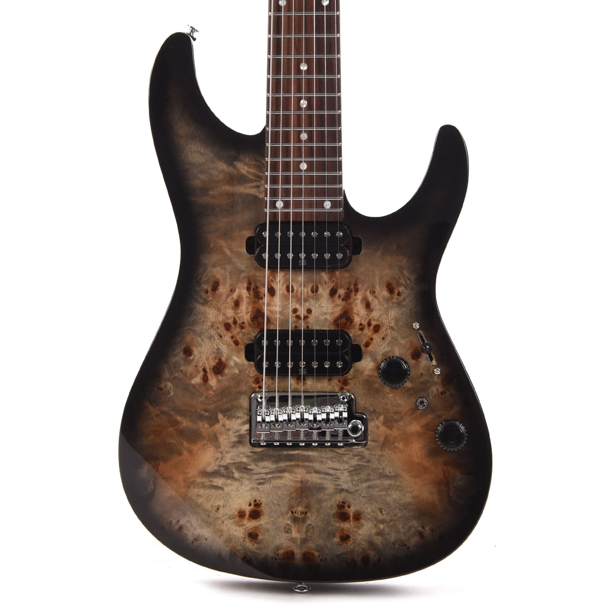 Ibanez Premium Az427p1pb Electric Guitar, Charcoal Black Burst