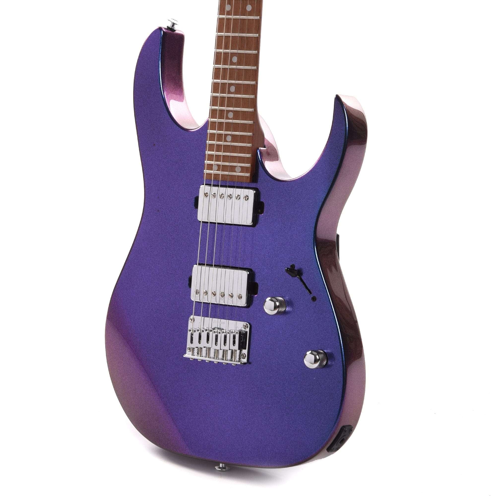Ibanez GRG121SP BMC Electric Guitar, Blue Metal Chameleon