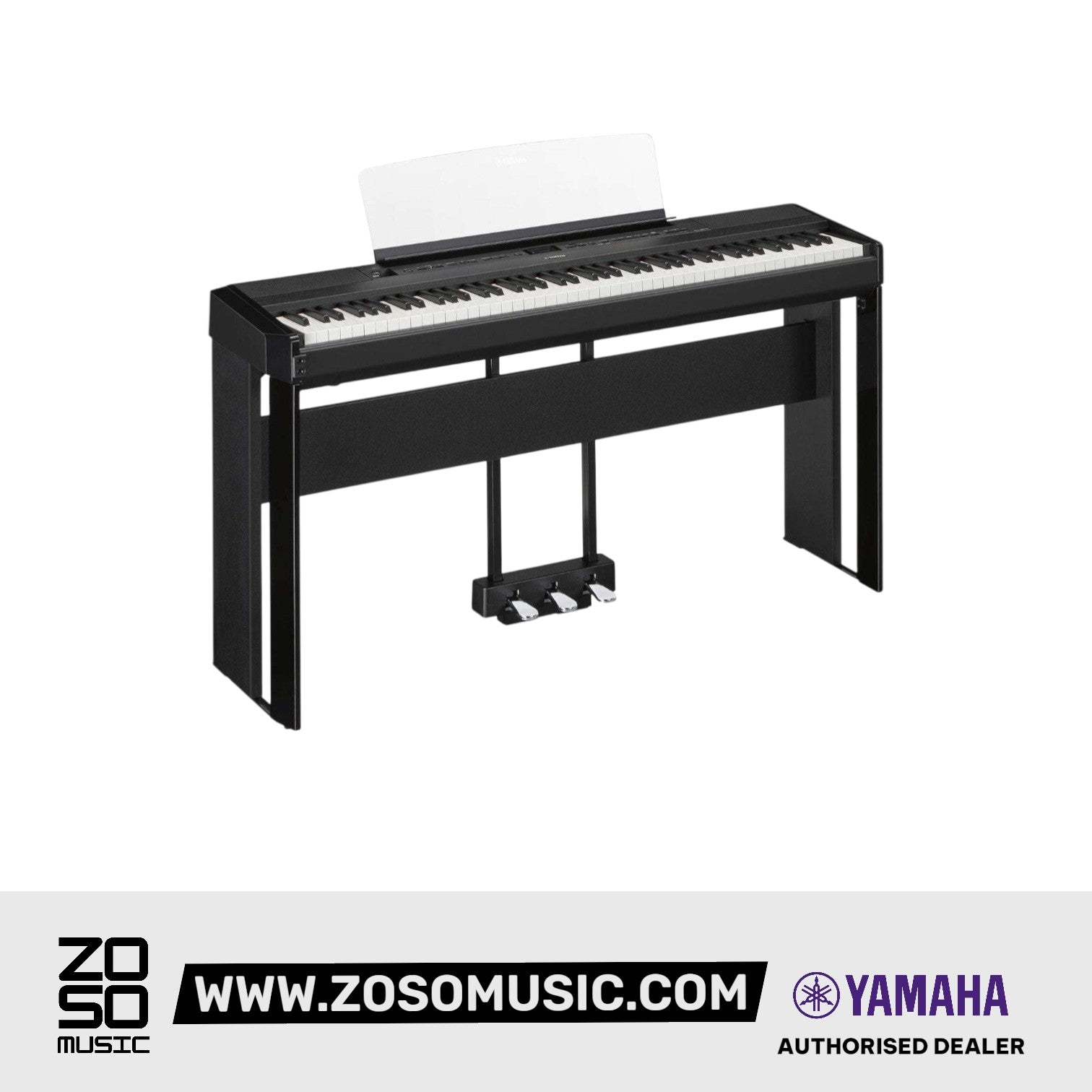 Yamaha P-525 88-key Digital Piano with Speakers - Black | Zoso Music Sdn Bhd