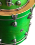 DW USA Collector's All-Maple 6-Pc Shell Pack, Satin Oil Lime Green |  DW |  DRUM-SNARE DRUM |  Zoso Music