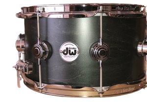 DW USA Collector's All-Maple 7"x13" Snare Drum, Satin Oil Jewel Green, Chrome HW | Zoso Music Sdn Bhd