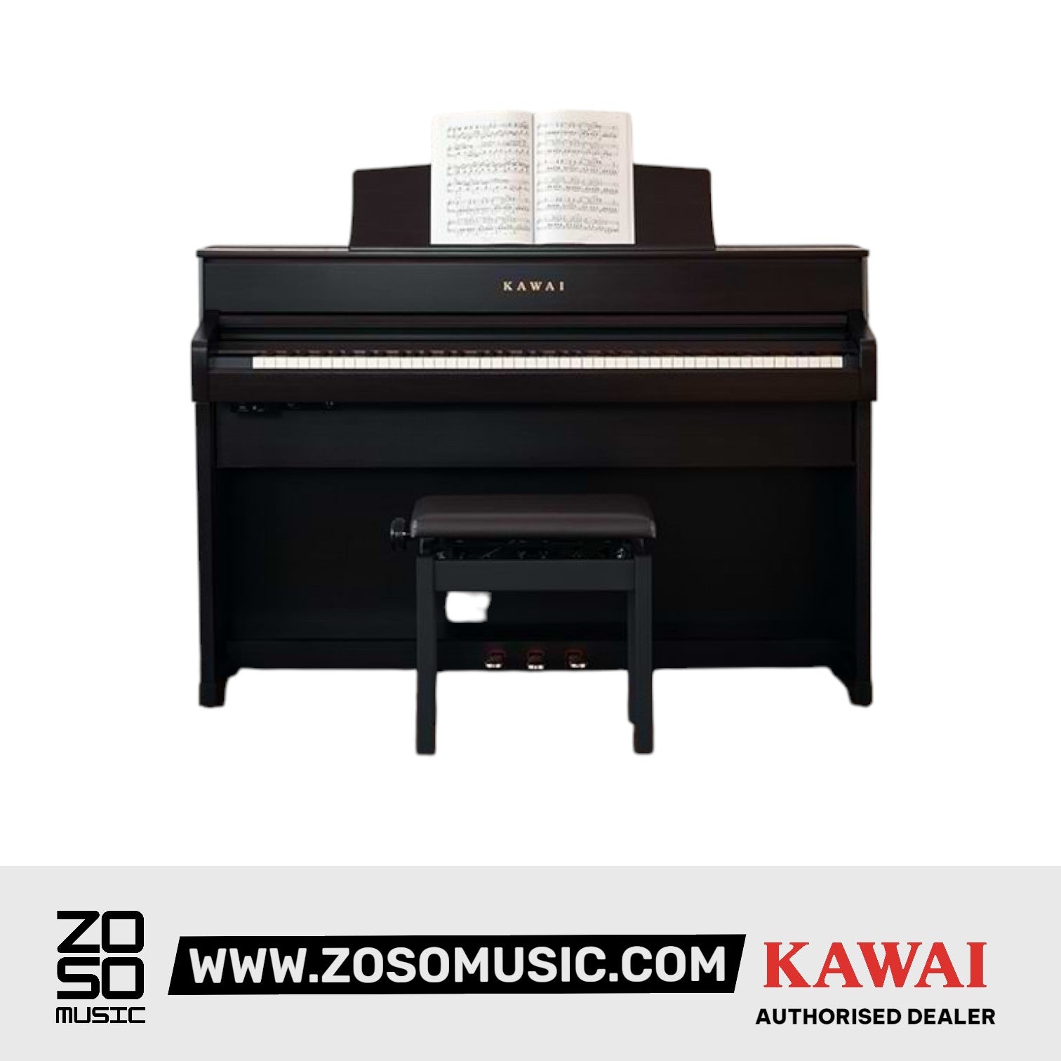 Kawai CA701 88-key Digital Piano - Ebony |  KAWAI |  PIANO-DIGITAL |  Zoso Music