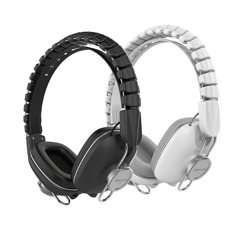 Superlux HD581 Unique Structure Supra-aural headphone(with headphone microphone control)(Black/White/Rose Gold), CLOSED-BACK