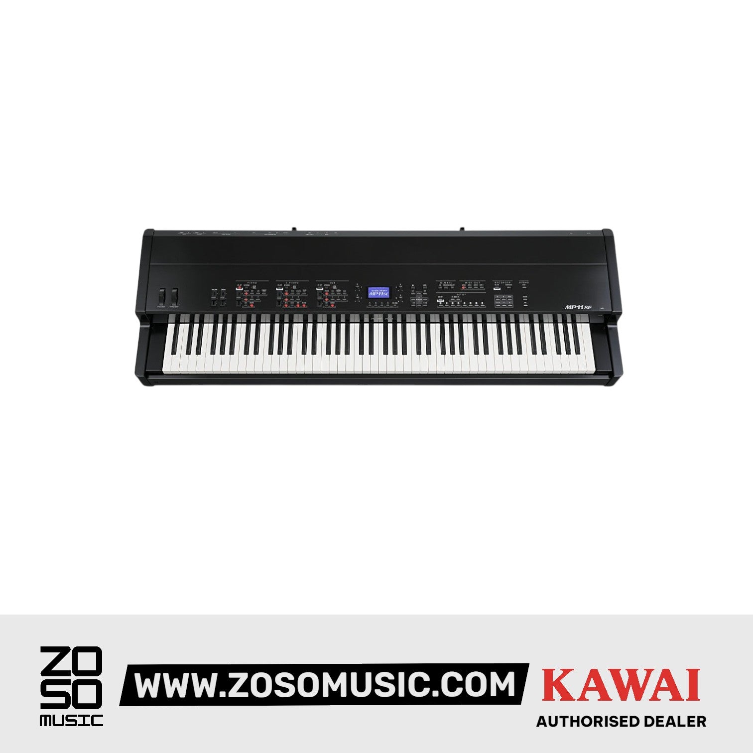 KAWAI MP SERIES MP11SE DIGITAL PIANO 88 KEYS W/PORTABLE STAND BENCH & HEADPHONE BLACK, KAWAI, DIGITAL PIANO, kawai-digital-piano-mp11se, ZOSO MUSIC SDN BHD