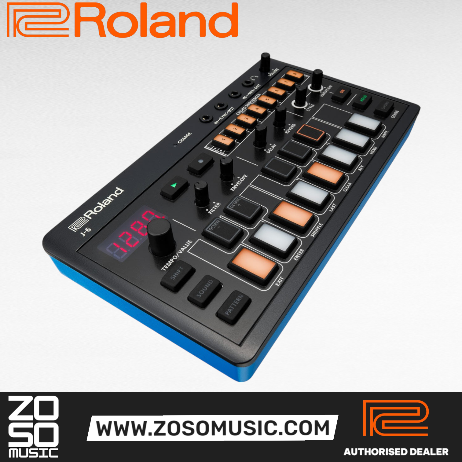 Roland Aira Compact J-6 Chord Synthesizer |  ROLAND |  SYNTHESIZER |  Zoso Music