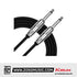 Kirlin IWCX-261PNQ 3 Meter 1/4 Metal Plug Woven Nylon Jacket Instrument Cable