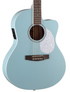 Cort Jade Classic Acoustic Guitar EQ With Bag Sky Blue Open Pore |  CORT |  ACOUSTIC GUITAR |  Zoso Music
