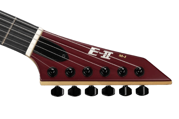 ESP Japan E-II M-I Thru NT Electric Guitar - Deep Candy Apple Red Satin [MIJ]