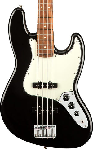 Fender Player Jazz Bass Guitar, Pau Ferro FB, Black |  FENDER |  BASS GUITAR |  Zoso Music