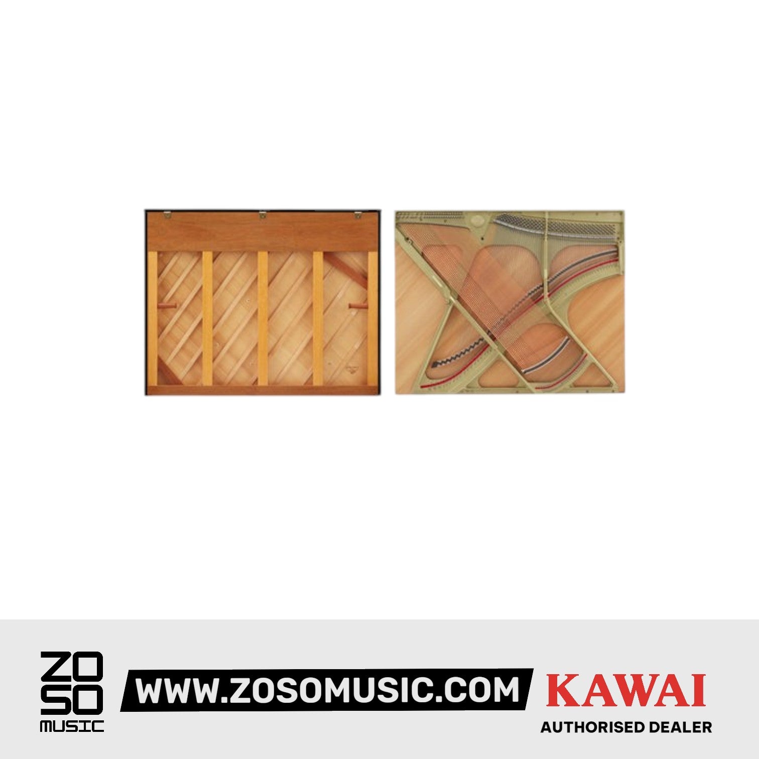 Kawai K-300 [Made In Japan] Professional Acoustic Upright Piano (Height: 122 cm) - Mahogany Polish |  KAWAI |  PIANO-ACOUSTIC |  Zoso Music