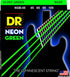 DR Strings NGB-45 NEON Green Coated Nickel Plated Bass Strings | 4-String Medium (045 - 105) |  DR STRINGS |  STRINGS-BASS GUITAR |  Zoso Music
