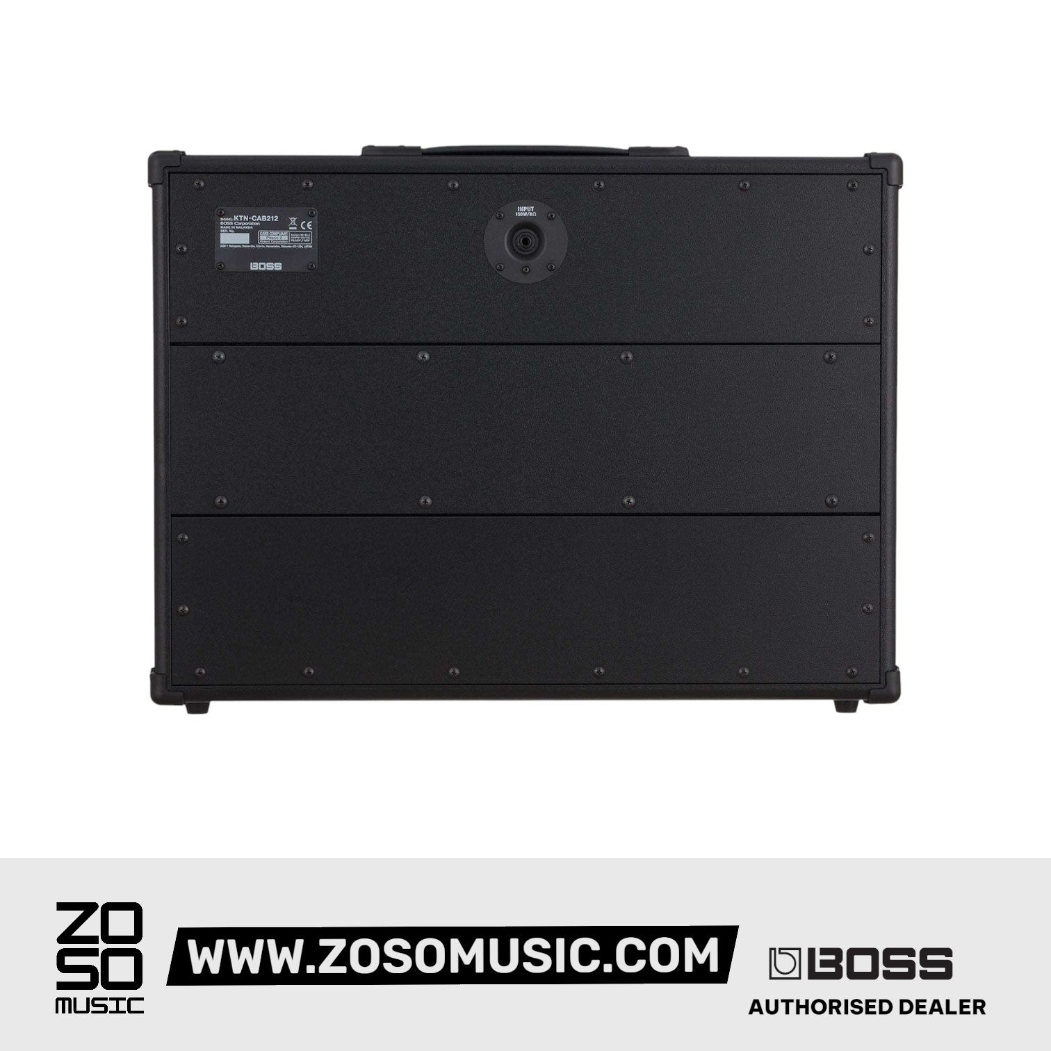 BOSS KATANA 150-WATT 2X12" CABINET, 150-WATT, 8-OHM, 2X12" CONVERTIBLE SPEAKER CABINET WITH CUSTOM-DESIGNED SPEAKERS ( 2X12IN/ 150W) | BOSS , Zoso Music