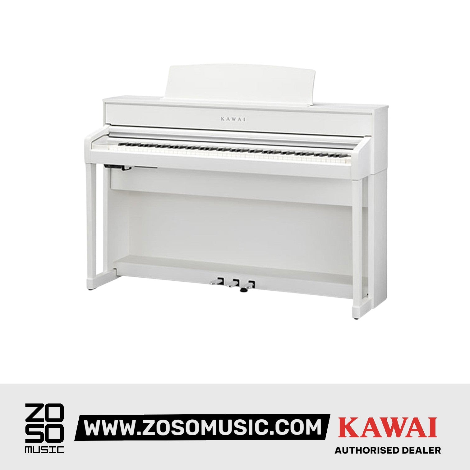 Kawai CA701 88-key Digital Piano - White |  KAWAI |  PIANO-DIGITAL |  Zoso Music