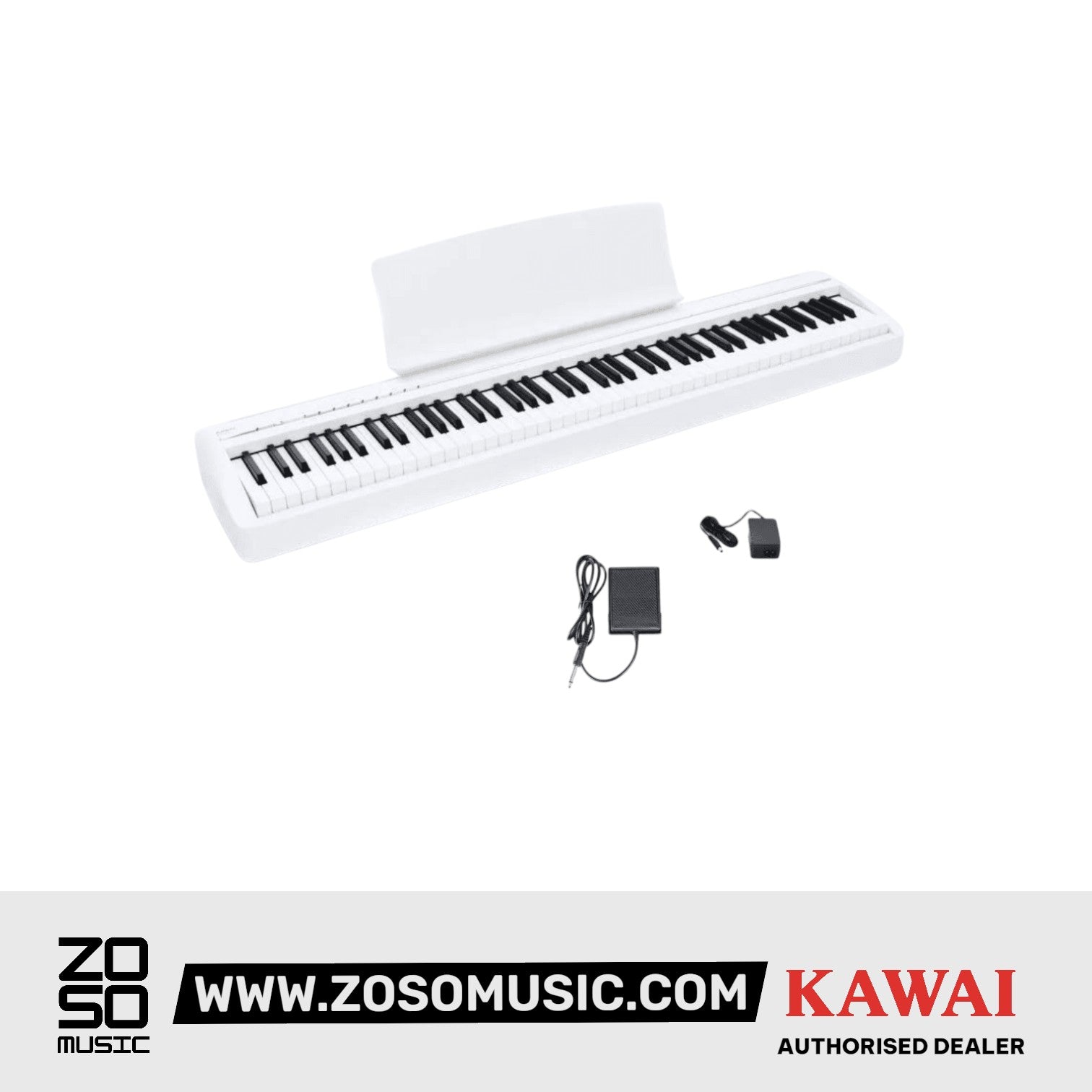 Kawai ES-120 Portable Digital Home Piano - White |  KAWAI |  PIANO-DIGITAL |  Zoso Music