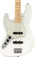 Fender Player Jazz Bass Left-Handed Guitar, Maple FB, Polar White |  FENDER |  BASS GUITAR |  Zoso Music