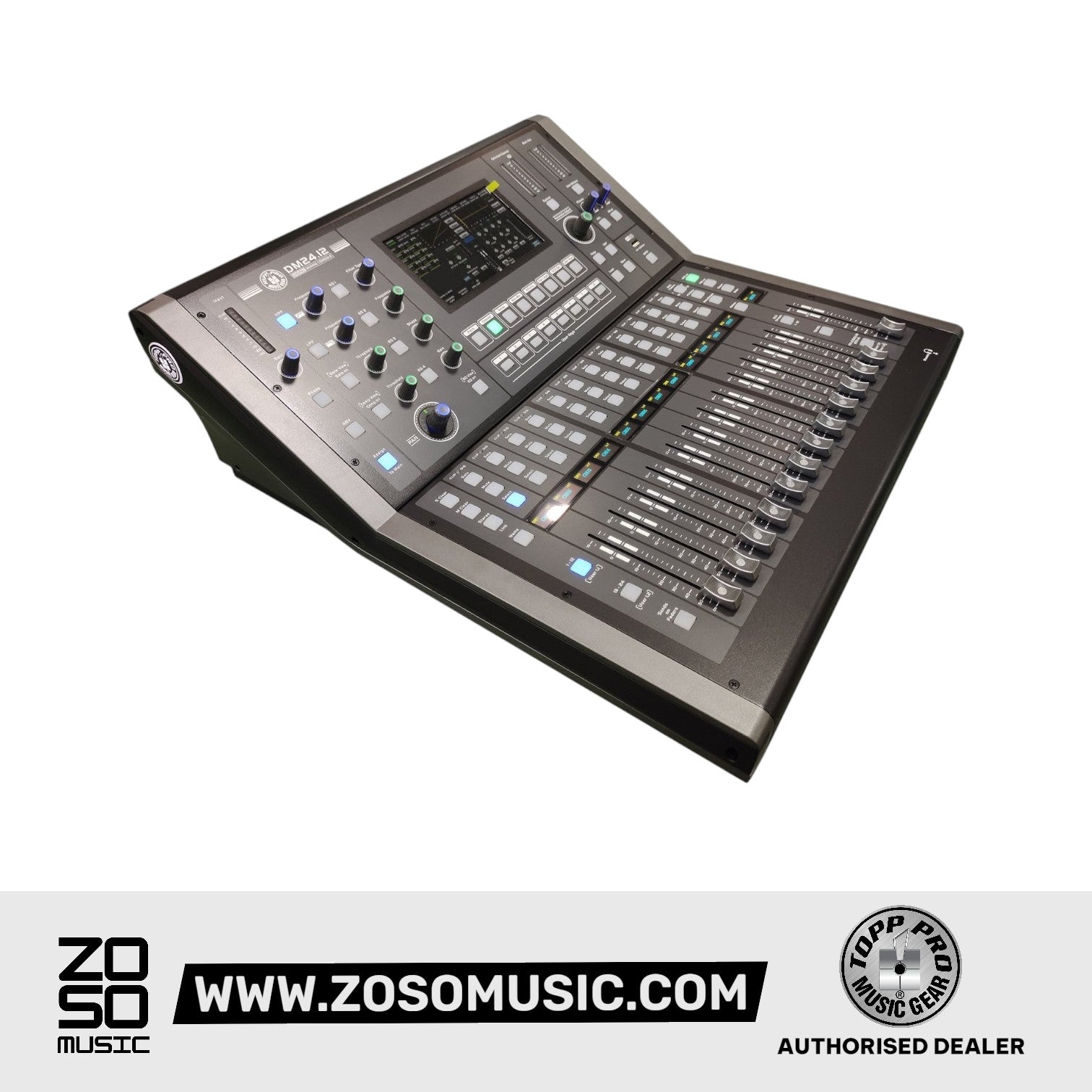 Topp Pro 24 CH Digital Mixer 12 Out 2 FX & 7" Touch Screen |  TOPP PRO |  MIXER-DIGITAL |  Zoso Music