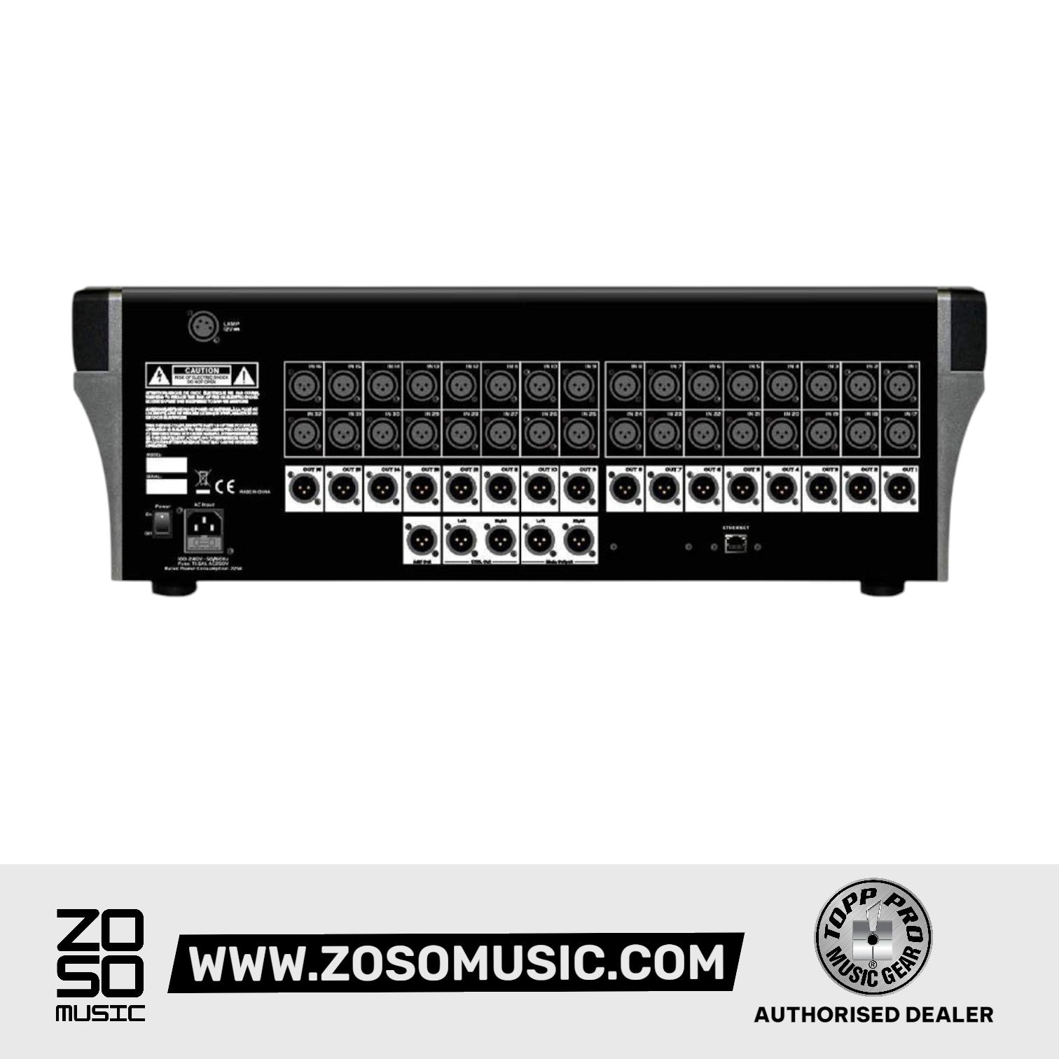 Topp Pro 48 CH Digital Mixer 20 Out 4 FX & 10" Touch Screen |  TOPP PRO |  MIXER-DIGITAL |  Zoso Music