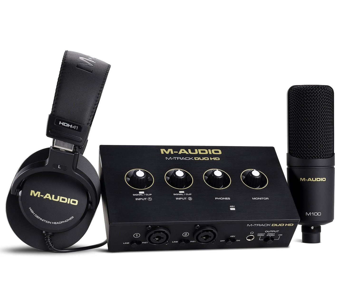 M-Audio M-Track Duo HD Producer Pack | Zoso Music Sdn Bhd