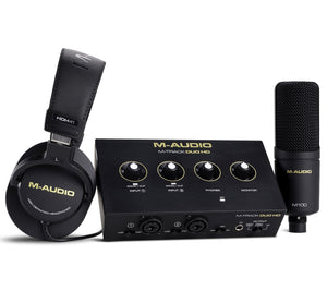 M-Audio M-Track Duo HD Producer Pack | Zoso Music Sdn Bhd