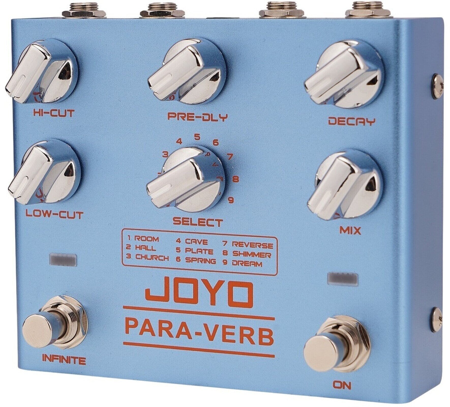 Joyo R-31 Para-Verb Reverb Guitar Effect Pedal |  JOYO |  EFFECTS |  Zoso Music