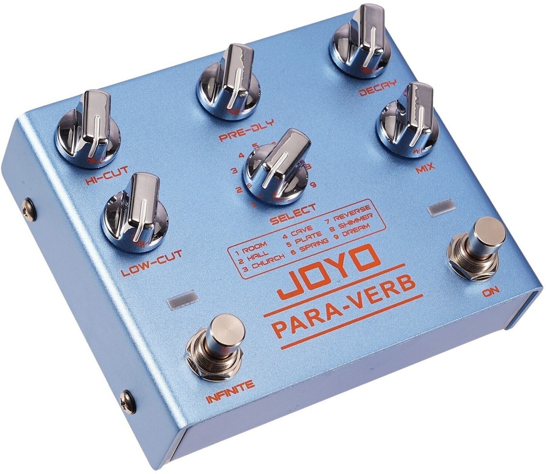 Joyo R-31 Para-Verb Reverb Guitar Effect Pedal |  JOYO |  EFFECTS |  Zoso Music