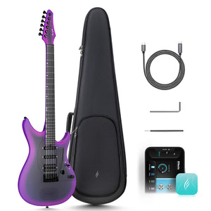 Enya Inspire Smart Electric Guitar - Royal Purple | Zoso Music Sdn Bhd