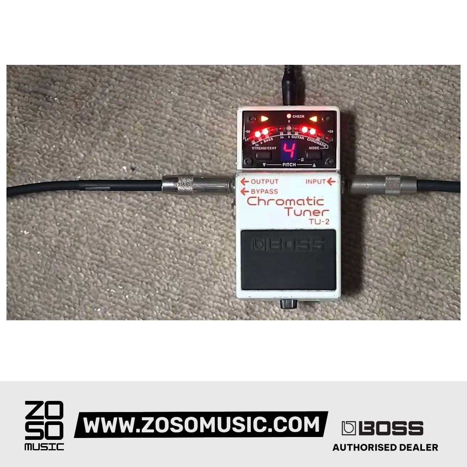 BOSS TU-3 CHROMATIC TUNER (TU3) | BOSS , Zoso Music