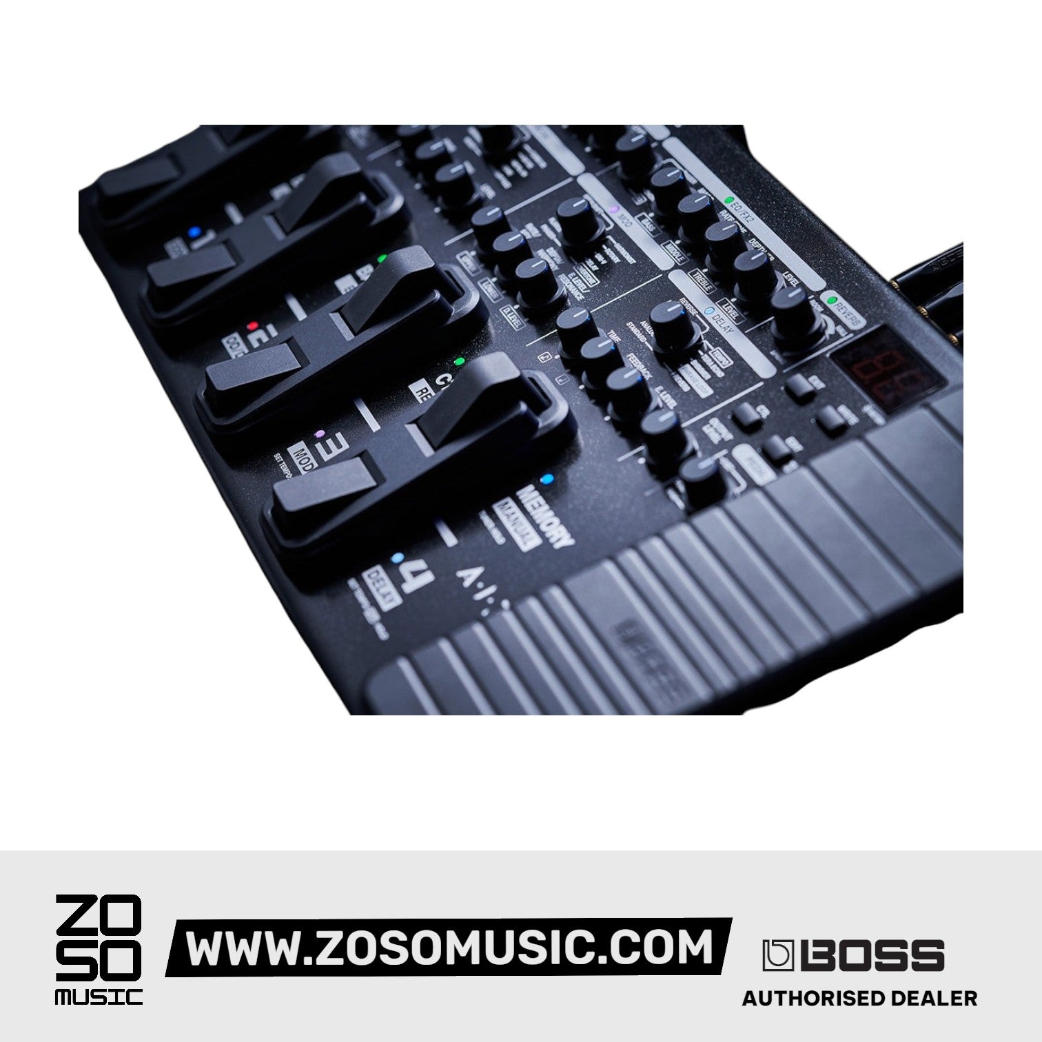 Boss ME-90 Guitar Multi-Effects / Floor Pedal |  BOSS |  MULTI-EFFECTS |  Zoso Music