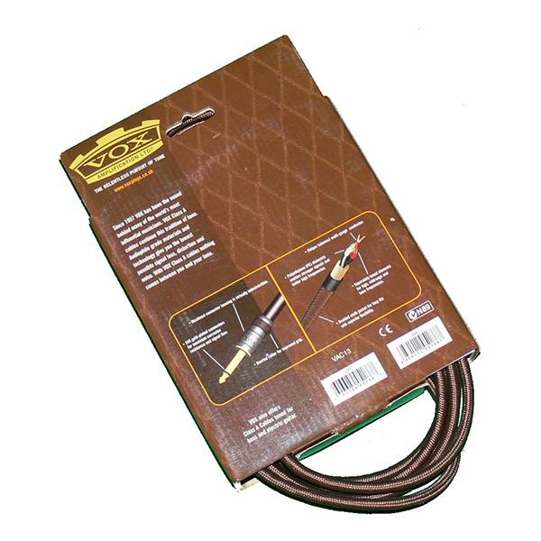 Vox VAC-13 Acoustic Guitar Cable (VAC13 / VAC 13) |  VOX |  AUDIO CABLE & ACCESSORY |  Zoso Music