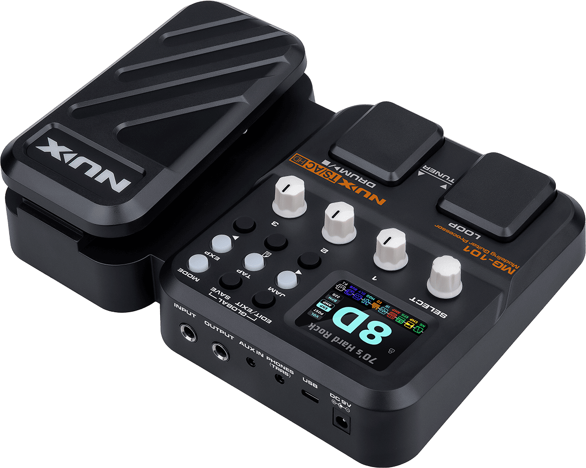 Nux MG-101 Multi Effects Modelling Processor Electric Guitar Effect Pedal |  NUX |  MULTI-EFFECTS |  Zoso Music