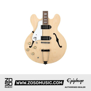 Epiphone Casino Left-handed Hollowbody Electric Guitar - Natural | Zoso Music Sdn Bhd
