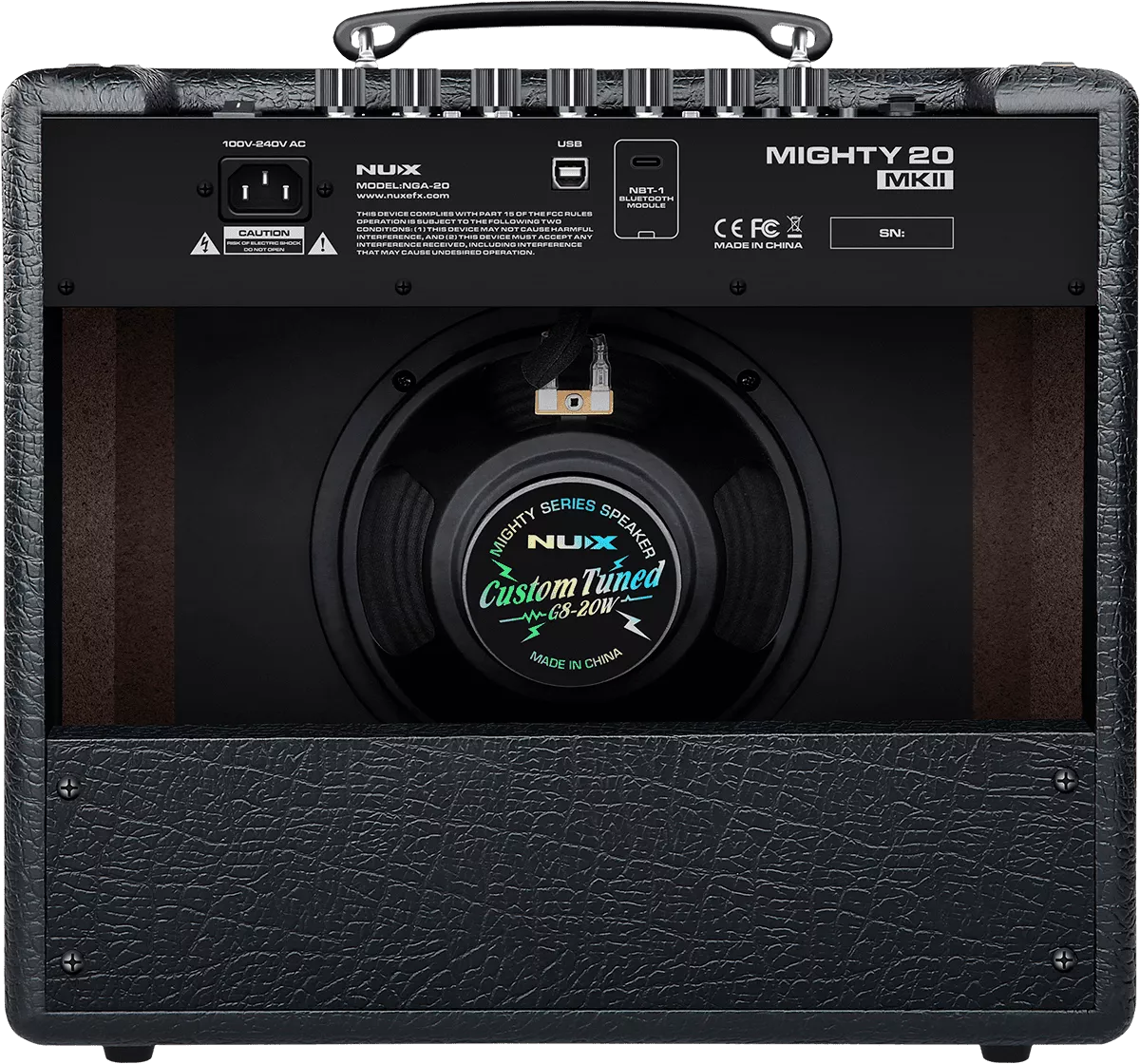Nux Mighty 20BT MKII Guitar Amplifier |  NUX |  AMPLIFIER-ACOUSTIC |  Zoso Music