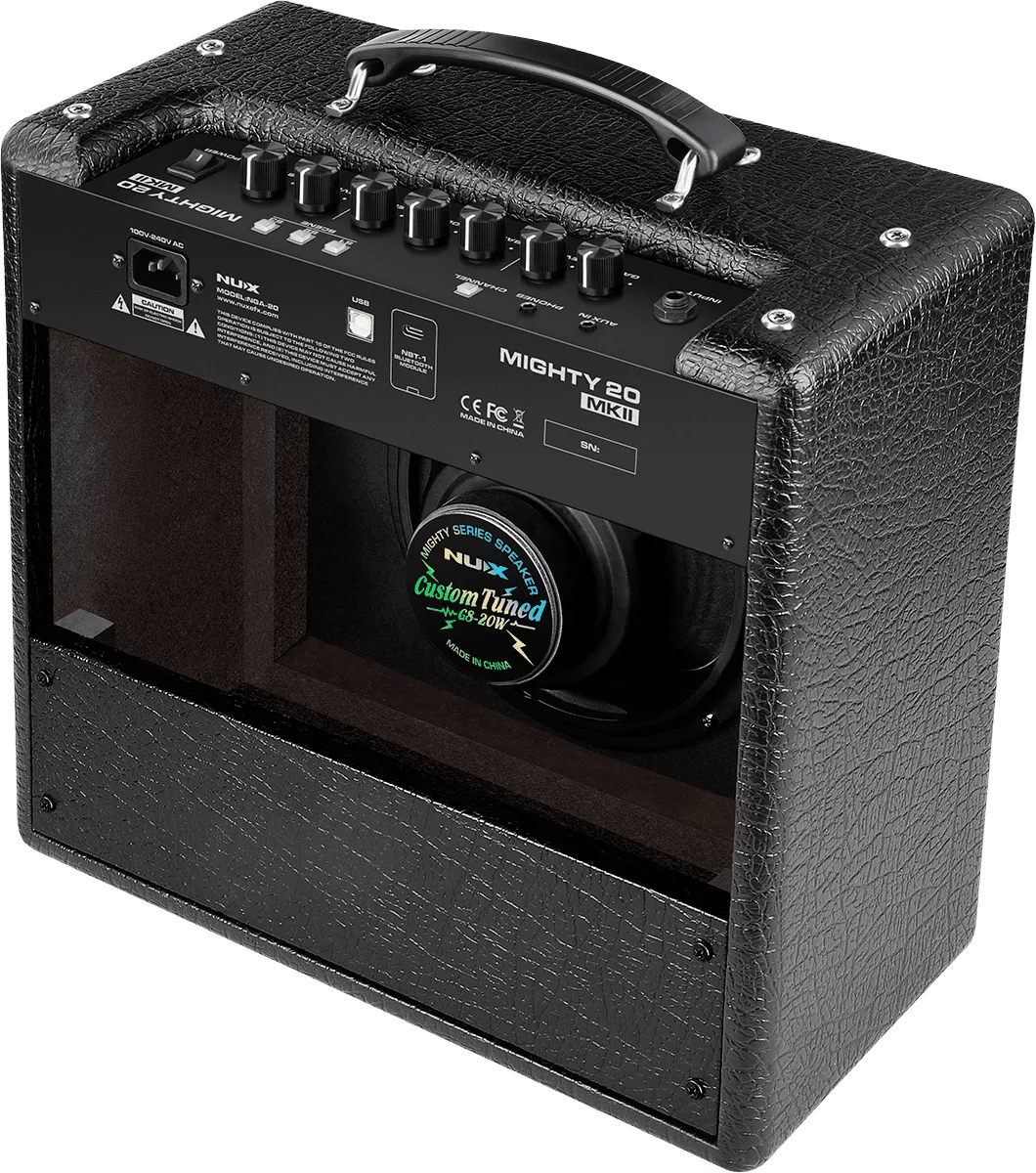 Nux Mighty 20BT MKII Guitar Amplifier |  NUX |  AMPLIFIER-ACOUSTIC |  Zoso Music