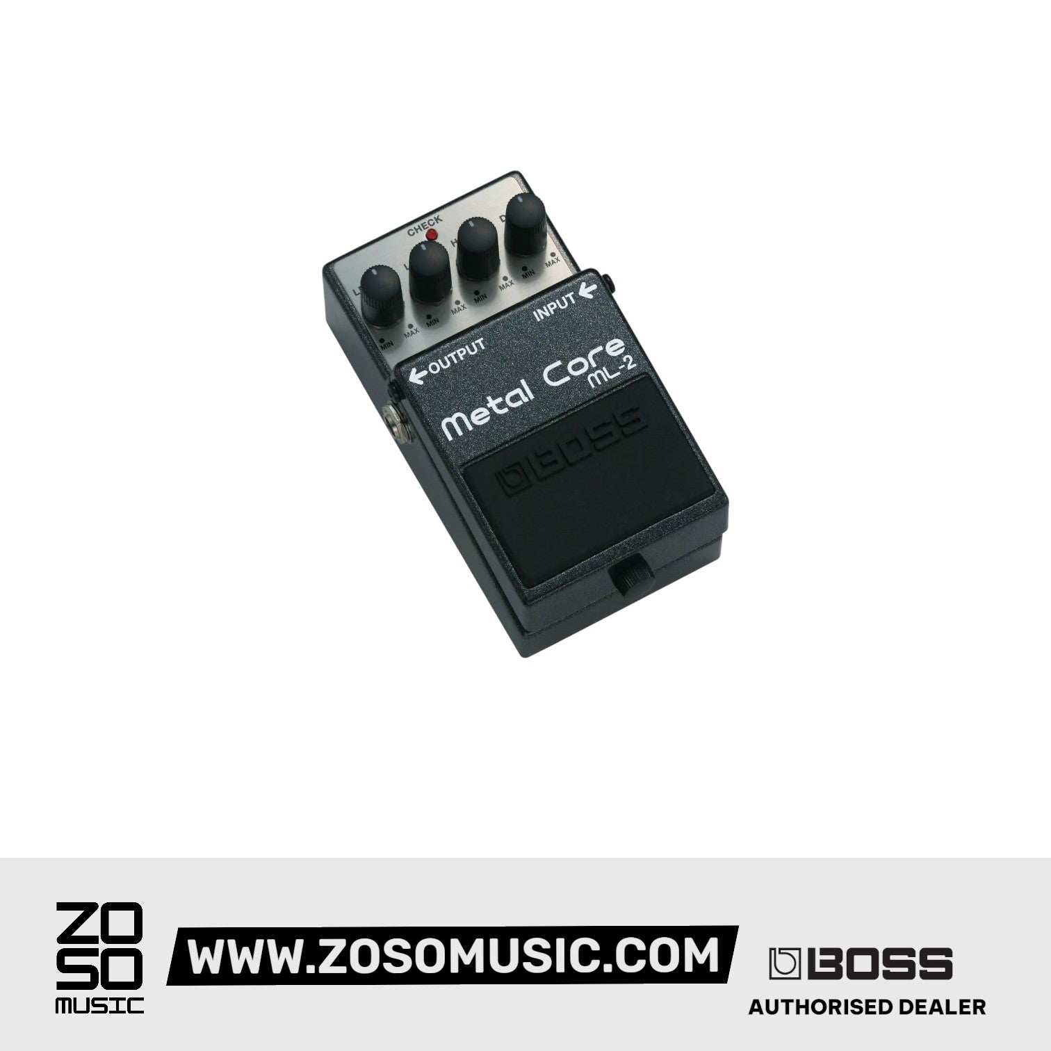 BOSS ML-2 METAL CORE PEDAL (ML2) | BOSS , Zoso Music