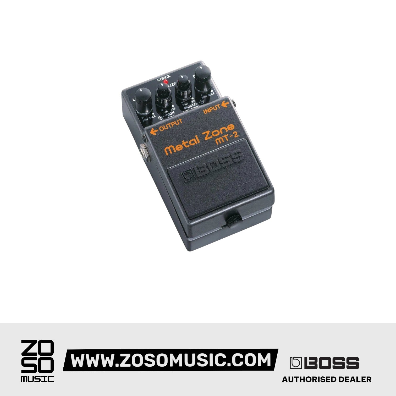 BOSS MT-2 METAL ZONE PEDAL (MT2) | BOSS , Zoso Music