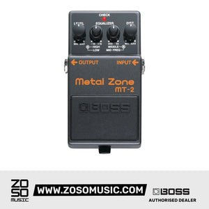 BOSS MT-2 METAL ZONE PEDAL (MT2) | BOSS , Zoso Music
